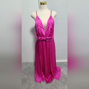Fashion Nova 2XL Pink Maxi Dress